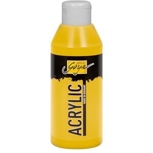 KREUL 84228 Solo Goya Acrylic gold, 250 ml Flasche, cremige vielseitig einsetzbare Acrylfarbe in Studienqualität, auf Wasserbasis, schnell und matt trocknend, gut deckend, wasserfest KREUL 84228 Solo Goya Acrylic gold, 250 ml Flasche, cremige vielseitig einsetzbare Acrylfarbe in Studienqualität, auf Wasserbasis, schnell und matt trocknend, gut deckend, wasserfest