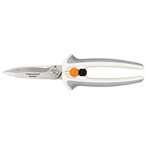 Fiskars Crafts Easy Action PowerCut Snips, 8, White/Gray Fiskars Crafts Easy Action PowerCut Snips, 8, White/Gray