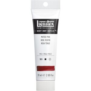 Liquitex 1040504 Professional Heavy Body Acrylfarbe in Künstlerqualität mit ausgezeichneter Lichtechtheit in buttriger Konsistenz, 59ml Tube gedämpftes Rosa Liquitex 1040504 Professional Heavy Body Acrylfarbe in Künstlerqualität mit ausgezeichneter Lichtechtheit in buttriger Konsistenz, 59ml Tube gedämpftes Rosa