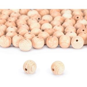 Creative Unbehandelte Holzperlen, ø 18 mm, 100 Stück, Runde Perlen zum Basteln von DIY handgefertigte Dekorationen Schmuck Handwerk, Holz Creative Unbehandelte Holzperlen, ø 18 mm, 100 Stück, Runde Perlen zum Basteln von DIY handgefertigte Dekorationen Schmuck Handwerk, Holz