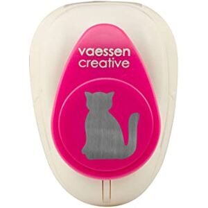 Creative 21435-524 Motivstanzer, Medium Stanzer Katze, Ausstanzung 2,5 cm Weit, Metall, lila, 6.5 x 4.5 x 4.4 cm Creative 21435-524 Motivstanzer, Medium Stanzer Katze, Ausstanzung 2,5 cm Weit, Metall, lila, 6.5 x 4.5 x 4.4 cm