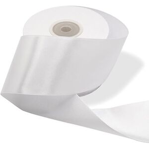 Decoraparty Weißes Satinband 50 mm Spule L 25 Meter Band Dicke 5 cm Dicke für Geschenkidee Hochzeit Taufe Weihnachten Neujahr Gastgeschenk Rolle Decoraparty Weißes Satinband 50 mm Spule L 25 Meter Band Dicke 5 cm Dicke für Geschenkidee Hochzeit Taufe Weihnachten Neujahr Gastgeschenk Rolle