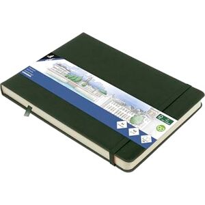 Kangaro Skizzenbuch A5 landscape Forest Green PU Hardcover 80 Blatt 140 Gramm cremefarbenes Papier mit Gummiband und Band Kangaro Skizzenbuch A5 landscape Forest Green PU Hardcover 80 Blatt 140 Gramm cremefarbenes Papier mit Gummiband und Band
