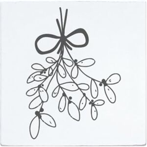 May and Berry Holzstempel Mistelzweig, 45x45mm, Weiß May and Berry Holzstempel Mistelzweig, 45x45mm, Weiß