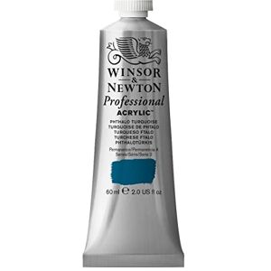Winsor & Newton 2320526 Professional Acrylfarbe in Künstlerqualität, hohe Farbbrillanz & Deckkraft, Archivqualität, 60ml Tube Phthalotürkis Winsor & Newton 2320526 Professional Acrylfarbe in Künstlerqualität, hohe Farbbrillanz & Deckkraft, Archivqualität, 60ml Tube Phthalotürkis