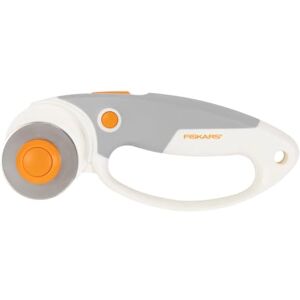 Fiskars Titan-Rollschneider, Rollmesser mit Schlaufengriff, Rechts- und Linkshändig, Klingen-Durchmesser: 45 mm, Orange/Weiß/Grau, 1066047 Fiskars Titan-Rollschneider, Rollmesser mit Schlaufengriff, Rechts- und Linkshändig, Klingen-Durchmesser: 45 mm, Orange/Weiß/Grau, 1066047