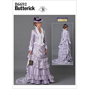 Butterick Pattern B6692 Damenkostüm, Weiß Butterick Pattern B6692 Damenkostüm, Weiß