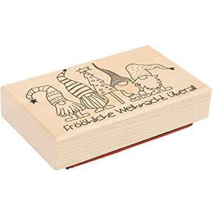 Rayher Holzstempel - 6x10cm - Bastelbedarf Rayher Holzstempel - 6x10cm - Bastelbedarf