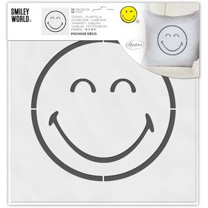 Aladine Smiley Schablone 30x30 cm für Dekoration Filzstifte, Farbe, Airbrush 81240 Aladine Smiley Schablone 30x30 cm für Dekoration Filzstifte, Farbe, Airbrush 81240