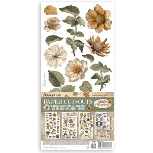 Stamperia Paper Cut Outs for Scrapbooking, Albums, Card Making, Bullet Journalling and More, Acid Free, Double Sided, 4 Sheets, Perfect for Hobbies, Crafts, and Gifting (Golden Harmony) Stamperia Paper Cut Outs for Scrapbooking, Albums, Card Making, Bullet Journalling and More, Acid Free, Double Sided, 4 Sheets, Perfect for Hobbies, Crafts, and Gifting (Golden Harmony)