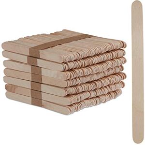 Relaxdays Eisstiele aus Holz, 500 Stück, EIS Holzstäbchen, Basteln, Backen, DIY EIS am Stiel, HxB: 11,5 x 1 cm, Natur Relaxdays Eisstiele aus Holz, 500 Stück, EIS Holzstäbchen, Basteln, Backen, DIY EIS am Stiel, HxB: 11,5 x 1 cm, Natur