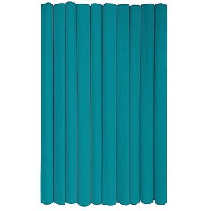 Interdruk Crepe Paper Rolls for Kids, DIY and Decorations Pack of 10 Reels (50cm x 200cm, 28g/m2) 21 Teal Interdruk Crepe Paper Rolls for Kids, DIY and Decorations Pack of 10 Reels (50cm x 200cm, 28g/m2) 21 Teal