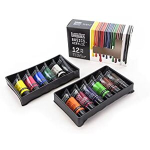 Liquitex 3699403 Basics Acrylfarben Set – 12 x 22ml Tuben, lichtechte Künstler-Acrylfarben, mittlere Viskosität, brillante Farben, ideal für Leinwand, Acrylmalerei & Basteln Liquitex 3699403 Basics Acrylfarben Set – 12 x 22ml Tuben, lichtechte Künstler-Acrylfarben, mittlere Viskosität, brillante Farben, ideal für Leinwand, Acrylmalerei & Basteln