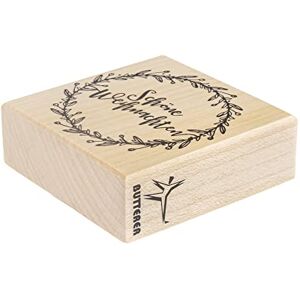 Rayher 29196000 Stempel "Schöne Weihnachten" Kranz, 6x6cm, Natur Rayher 29196000 Stempel "Schöne Weihnachten" Kranz, 6x6cm, Natur