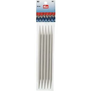 Prym 218651 Strumpfstricknadeln, plastik, Grau, 20 cm x 9 mm, 5 Count Prym 218651 Strumpfstricknadeln, plastik, Grau, 20 cm x 9 mm, 5 Count