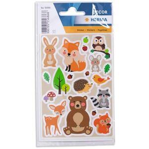 Herma 15686 Aufkleber Waldtiere klein, 57 Stück, Tiere Sticker mit Bär Igel Reh Hase Eule Maus Waschbär Eichhörnchen Motiv, Kinder Etiketten für Fotoalbum Tagebuch Scrapbooking Deko Briefe DIY Basteln Herma 15686 Aufkleber Waldtiere klein, 57 Stück, Tiere Sticker mit Bär Igel Reh Hase Eule Maus Waschbär Eichhörnchen Motiv, Kinder Etiketten für Fotoalbum Tagebuch Scrapbooking Deko Briefe DIY Basteln