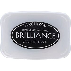 GARY M. BURLIN & CO. Tsukineko Brilliance Stempelkissen Schwarz, Graphite Black Groß Beständig Gegen Ausbleichen, Deckend, Wasserfest Embossing GARY M. BURLIN & CO. Tsukineko Brilliance Stempelkissen Schwarz, Graphite Black Groß Beständig Gegen Ausbleichen, Deckend, Wasserfest Embossing
