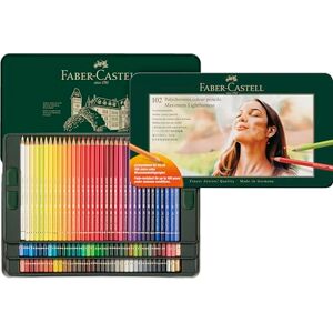 Faber-Castell 210061 Polychromos Künstlerfarbstifte, 102 Farbstifte im Metalletui, Buntstifte Set für Erwachsene Faber-Castell 210061 Polychromos Künstlerfarbstifte, 102 Farbstifte im Metalletui, Buntstifte Set für Erwachsene