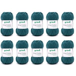 Gründl King Cotton Garn - Weich, Vielseitig, 50g/78m - Garn Gründl King Cotton Garn - Weich, Vielseitig, 50g/78m - Garn