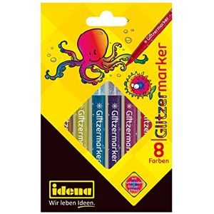 Idena 60053 Glitzermarker, 8er Etui, in sortierten Farben Idena 60053 Glitzermarker, 8er Etui, in sortierten Farben