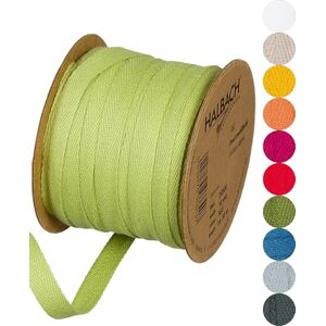 Halbach Seidenbänder Baumwollband 10mm x 30m Webband 100% Baumwolle Bänder zum Basteln als Meterware Stoffband für Dekorationen, DIY Handwerk, Schrägband Näharbeiten, Farbe: hellgrün Halbach Seidenbänder Baumwollband 10mm x 30m Webband 100% Baumwolle Bänder zum Basteln als Meterware Stoffband für Dekorationen, DIY Handwerk, Schrägband Näharbeiten, Farbe: hellgrün