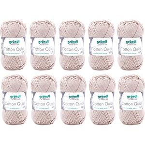 Gründl Cotton Quick Uni Garn - Stricken & Häkeln - 50g, 100% Baumwolle Gründl Cotton Quick Uni Garn - Stricken & Häkeln - 50g, 100% Baumwolle