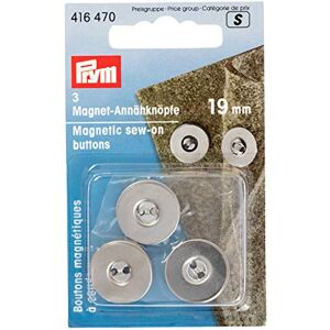 Prym 416470 Magnet-Annähknöpfe 19 mm silberfarbig Prym 416470 Magnet-Annähknöpfe 19 mm silberfarbig