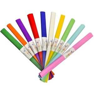 gimboo Pastel Krepppapier 100 Rollen 50x200 cm Sortiert/Kreppband Bunt Bänder Crepe Paper/ideal für Kreativen Hobbies/ 1 Pack 100 Rollen/Farbig sortiert gimboo Pastel Krepppapier 100 Rollen 50x200 cm Sortiert/Kreppband Bunt Bänder Crepe Paper/ideal für Kreativen Hobbies/ 1 Pack 100 Rollen/Farbig sortiert