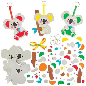 Baker Ross FN026 Koala Mix & Match Schlüsselanhänger 8er-Pack, Schlüsselanhänger Bastelset zum Zusammenstellen Baker Ross FN026 Koala Mix & Match Schlüsselanhänger 8er-Pack, Schlüsselanhänger Bastelset zum Zusammenstellen