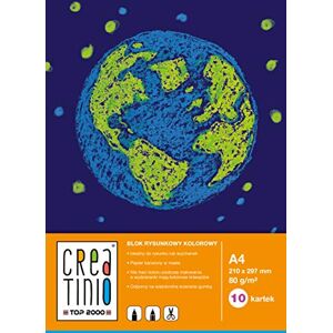 Creatino A4 Buntes Zeichenpapier - 10 Blätter Creatino A4 Buntes Zeichenpapier - 10 Blätter