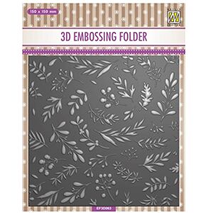 Nellie’s Choice Nellie's Choice EF3D063 3D Prägeschablonen Zweige & Beeren-15 x 15 cm-Bastelbedarf für Grüßkarten-Bastelzubehör für DIY, Karten Basteln, Journaling und Scrapbooking, Mehrere Farben, 150x150mm Nellie’s Choice Nellie's Choice EF3D063 3D Prägeschablonen Zweige & Beeren-15 x 15 cm-Bastelbedarf für Grüßkarten-Bastelzubehör für DIY, Karten Basteln, Journaling und Scrapbooking, Mehrere Farben, 150x150mm