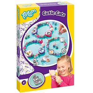 Totum Cutie-Cats Bastelset – Bunte Kätzchen Armbänder zum Selbstgestalten für Kinder – DIY Schmuck Bastelset, ideal als kreatives Kinder Geschenk, bunt Totum Cutie-Cats Bastelset – Bunte Kätzchen Armbänder zum Selbstgestalten für Kinder – DIY Schmuck Bastelset, ideal als kreatives Kinder Geschenk, bunt