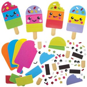 Baker Ross FN564 Eis am Stiel Mix & Match Magnet-Sets – 8er-Pack, Schaumstoff-Bastelsets für Kinder Baker Ross FN564 Eis am Stiel Mix & Match Magnet-Sets – 8er-Pack, Schaumstoff-Bastelsets für Kinder