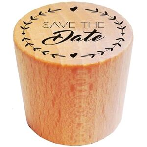 Aladine Holzstempel, rund, "Save the Date" – Ø 2,8 cm – Holz 100% FSC – Stempel für Einladungen für Partys, Hochzeiten, Geburtstage, große Veranstaltungen – 1899 Aladine Holzstempel, rund, "Save the Date" – Ø 2,8 cm – Holz 100% FSC – Stempel für Einladungen für Partys, Hochzeiten, Geburtstage, große Veranstaltungen – 1899