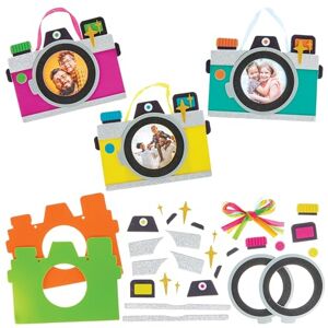 Baker Ross FN567 Retro-Kamera-Fotorahmen-Sets – 5er-Pack, Bastelsets für Kinder Baker Ross FN567 Retro-Kamera-Fotorahmen-Sets – 5er-Pack, Bastelsets für Kinder