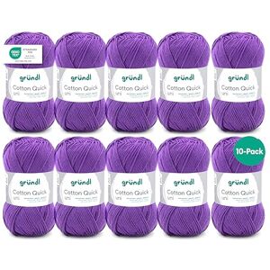 Gründl Cotton Quick Uni Fuchsia - Garn Gründl Cotton Quick Uni Fuchsia - Garn