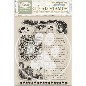 Stamperia Acrylic Stamp for Scrapbooking, Albums, Card Making, and Bullet Journalling, Transparent, Long Lasting, Easy to Clean, Perfect for Crafts and Gifting (Timeless, Backgrounds) Stamperia Acrylic Stamp for Scrapbooking, Albums, Card Making, and Bullet Journalling, Transparent, Long Lasting, Easy to Clean, Perfect for Crafts and Gifting (Timeless, Backgrounds)