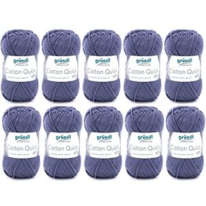 Gründl Cotton Quick Uni - Vielseitige Baumwoll-Garn zum Stricken & Häkeln Gründl Cotton Quick Uni - Vielseitige Baumwoll-Garn zum Stricken & Häkeln