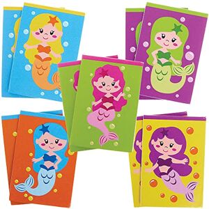 Baker Ross FX790 Magische Meerjungfrauen-Memo-Notizblöcke 10er-Packung, Partytütenfüller für Kinder, Schultüte Füllung Baker Ross FX790 Magische Meerjungfrauen-Memo-Notizblöcke 10er-Packung, Partytütenfüller für Kinder, Schultüte Füllung