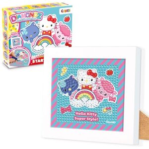DIAMONDZ CRYSTAL PAINTING Starter Set HELLO KITTY Diamond Painting Kinder Hello Kitty Schablone, DIY Diamant Malerei Kinder Bastelset, 15x15cm DIAMONDZ CRYSTAL PAINTING Starter Set HELLO KITTY Diamond Painting Kinder Hello Kitty Schablone, DIY Diamant Malerei Kinder Bastelset, 15x15cm