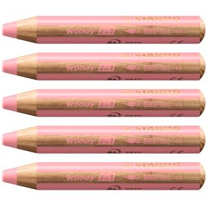 Stabilo - Buntstift 880 Woody 3 in 1 Pastell Rosa - Buntstifte Stabilo - Buntstift 880 Woody 3 in 1 Pastell Rosa - Buntstifte
