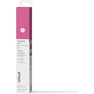 Cricut Infisible Ink Transferblätter, 0,3 m, Partyrosa Cricut Infisible Ink Transferblätter, 0,3 m, Partyrosa
