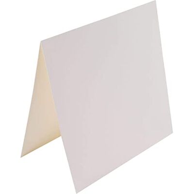 Creative Blanko Faltkarten Quadratisch Groß Elfenbein, 25 Stück, passende Briefumschläge erhältlich, Elfenbeinfarben Creative Blanko Faltkarten Quadratisch Groß Elfenbein, 25 Stück, passende Briefumschläge erhältlich, Elfenbeinfarben