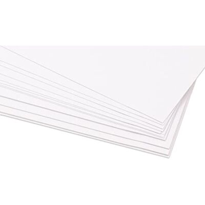 Craftelier Packung mit 25 doppelseitigem Karton Ideales Material für Kartenherstellung, Scrapbooking und Bastelprojekte Gewicht 250 g/m² Größe A4 (21 cm x 29,7 cm) Weiß Craftelier Packung mit 25 doppelseitigem Karton Ideales Material für Kartenherstellung, Scrapbooking und Bastelprojekte Gewicht 250 g/m² Größe A4 (21 cm x 29,7 cm) Weiß