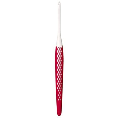 Prym 218484 Woll-Häkelnadel Ergonomics Kunststoff, 16 cm, Rot Prym 218484 Woll-Häkelnadel Ergonomics Kunststoff, 16 cm, Rot