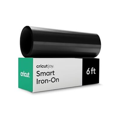 Cricut Transferfolie Textil Schwarz 1.8m Übertragungsvinyl-Rolle Flexfolie zum Aufbügeln auf T-Shirt Für alle Schneidemaschinen geeignet Joy Smart HTV Iron-ON Cricut Transferfolie Textil Schwarz 1.8m Übertragungsvinyl-Rolle Flexfolie zum Aufbügeln auf T-Shirt Für alle Schneidemaschinen geeignet Joy Smart HTV Iron-ON