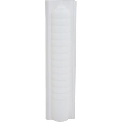 Rayher Silikon Gießform Stabkerze, geringelte Optik, 2,3 cm ø, Höhe 19,5 cm, Form zum Ausgießen mit Wachs, 36200000 Rayher Silikon Gießform Stabkerze, geringelte Optik, 2,3 cm ø, Höhe 19,5 cm, Form zum Ausgießen mit Wachs, 36200000