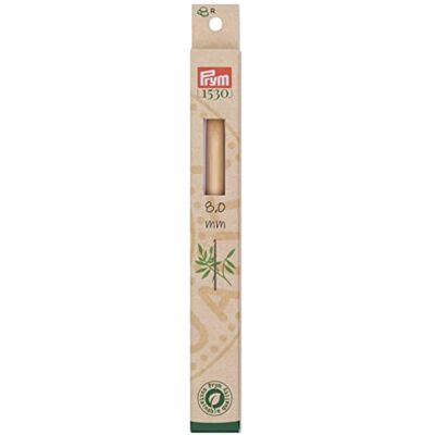 Prym 197615 Woll-Häkelnadel BAMBUS 15 cm 8,0 mm, natur Prym 197615 Woll-Häkelnadel BAMBUS 15 cm 8,0 mm, natur