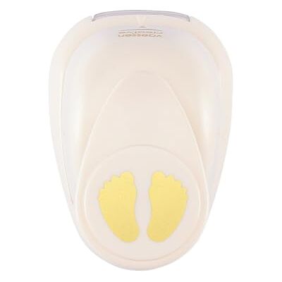 Creative 21435-025 Motivstanzer, Medium Stanzer Babyfüße, Ausstanzung 2,5 cm Weit, Metall, lila, 6.5 x 4.5 x 4.4 cm Creative 21435-025 Motivstanzer, Medium Stanzer Babyfüße, Ausstanzung 2,5 cm Weit, Metall, lila, 6.5 x 4.5 x 4.4 cm