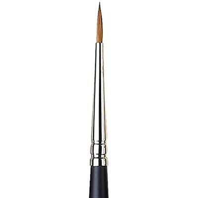 Winsor & Newton 5067001 Professional Sable Aquarell Pinsel aus Kolinski Marderhaar für ausgezeichnete Farbtragekapazität, Sprungkraft, Punktgenauigkeit Rund Nr. 1 1,5 mm kurzer Stiel Winsor & Newton 5067001 Professional Sable Aquarell Pinsel aus Kolinski Marderhaar für ausgezeichnete Farbtragekapazität, Sprungkraft, Punktgenauigkeit Rund Nr. 1 1,5 mm kurzer Stiel